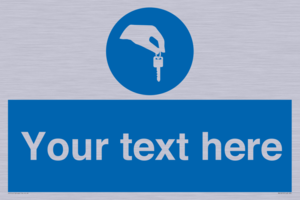 Custom Mandatory Keys Sign